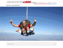 Tablet Screenshot of parachute-libre.com